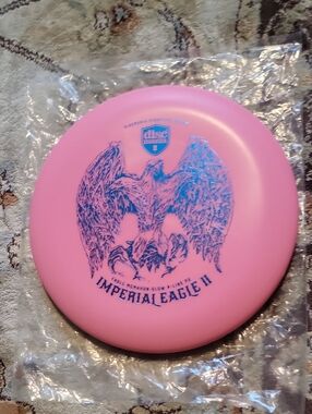 Discmania Imperial Eagle II Pink Glow Disc Golf Innova P-line P2 Putter 168 Gram